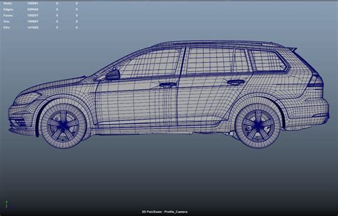 Volkswagen Golf Sportwagen 3d Model Turbosquid 1447141