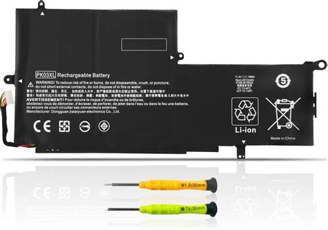 Tiiante Pk Xl Laptop Battery For Hp Spectre Pro X G G