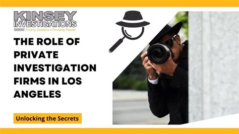 Ppt Hire The Best And Trusted Private Investigation Firms In Los