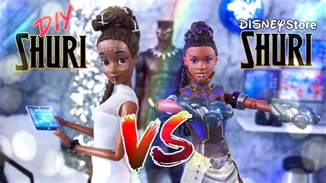 VERSUS: Disney Store Black Panther Shuri VS DIY Shuri Custom Doll - YouTube