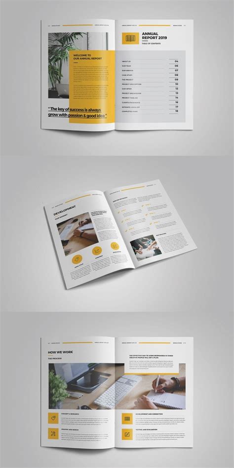 40 Annual Report Templates For Adobe InDesign Visual Arts Identity