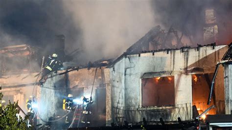 Offenburg Flammen Inferno sechs Reihenhäuser komplett zerstört