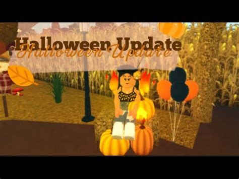 Halloween Update Roblox Bloxburg Youtube