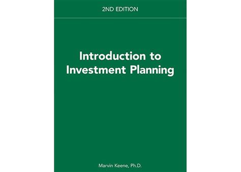 Introduction To Investment Planning 2nd Edition