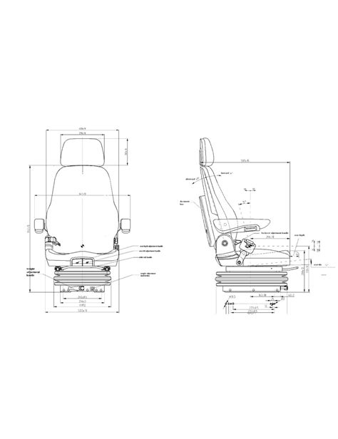 Asiento Para Maquinaria Y Embarcaciones N Uticas Con Suspensi N