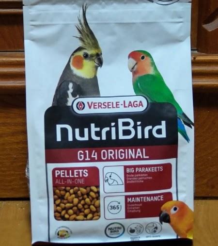 VERSELE LAGA Nutri bird G14 オリジナル 中型インコ 1kg 魚類鳥類哺乳類爬虫類両生類繁殖飼育器材