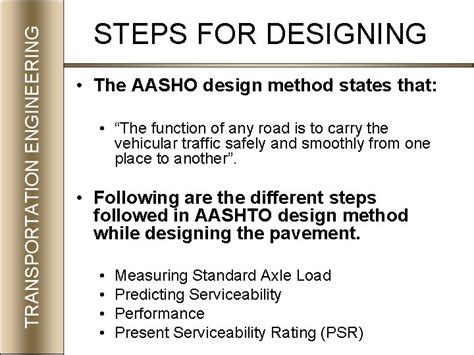 Transportation Engineeringii Aashto Flexible Pavement Design Equation