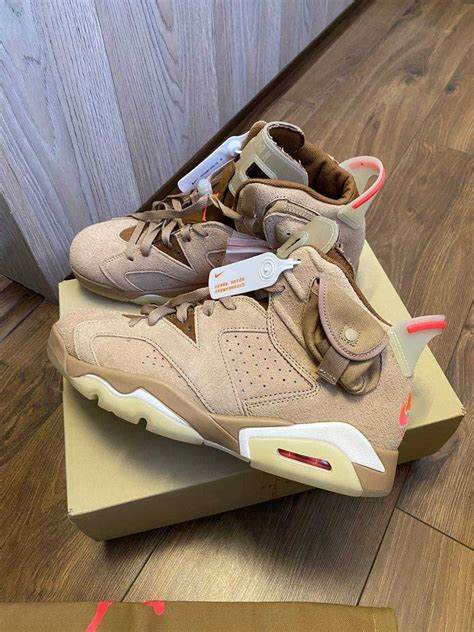 Кроссовки Nike Air Jordan 6 Travis Scott Найк Тревис Скотт Джордан: 10 ...