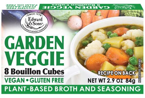 Edward And Sons® Garden Veggie Bouillon Cubes Edward And Sons Trading Co