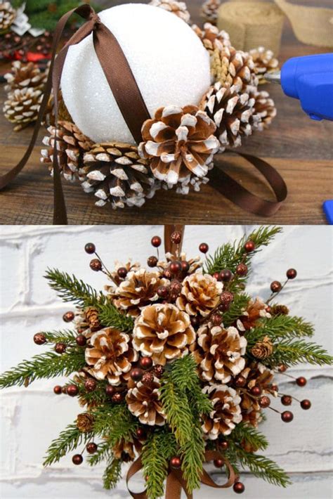 Christmas Table Decorations Pine Cones Psoriasisguru