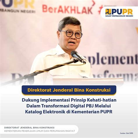 Ditjen Bina Konstruksi Dukung Implementasi Prinsip Kehati Hatian Dalam