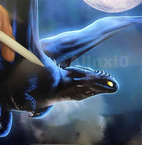 180166 Safe Artist Allnxi0 Toothless Httyd Dragon Fictional