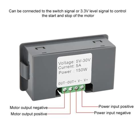 Variateur de LED Contrleur de moteur à courant continu Régulateur de