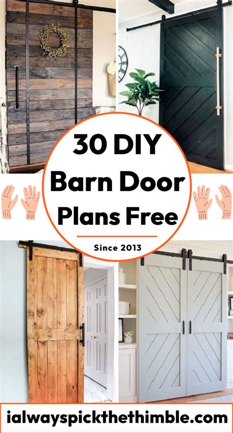 30 Free Diy Barn Door Plans How To Build A Barn Doors