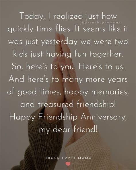 One Year Anniversary Of Friendship Quotes - Jemima Jennee