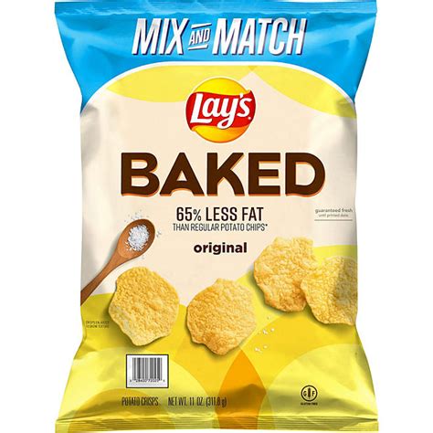 Lay S Baked Potato Crisps Original 11 Oz Walmart