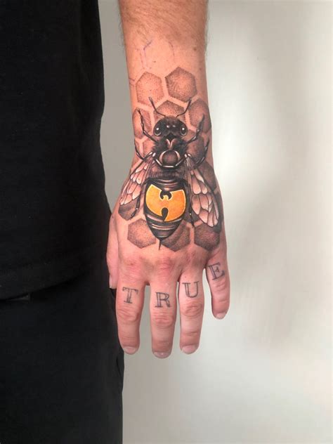 Wu Tang Killa Bee Hand Tattoo