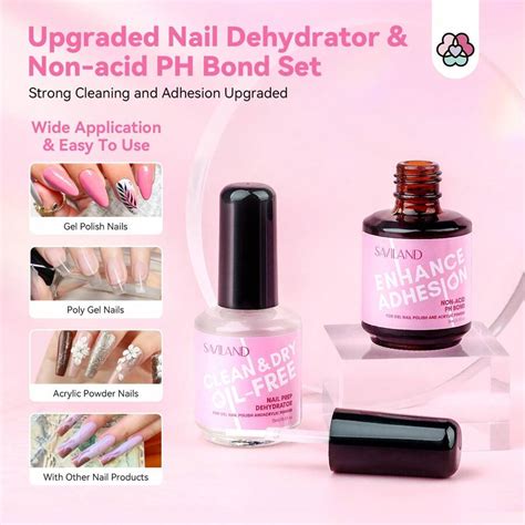 Saviland G Poly Gel Nail Kit Clear Pink Poly Nail Extension Gel