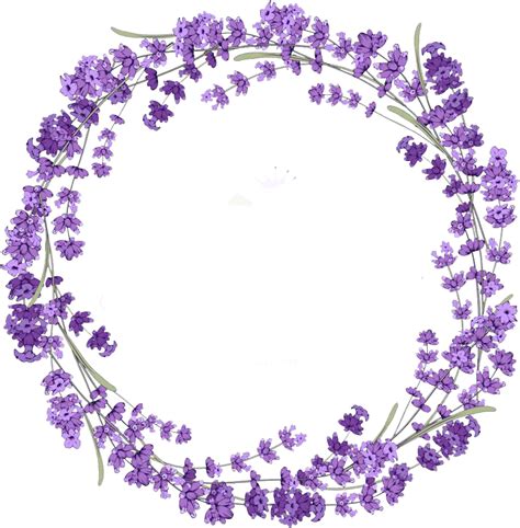 Download Lavender Wreath Graphic Design