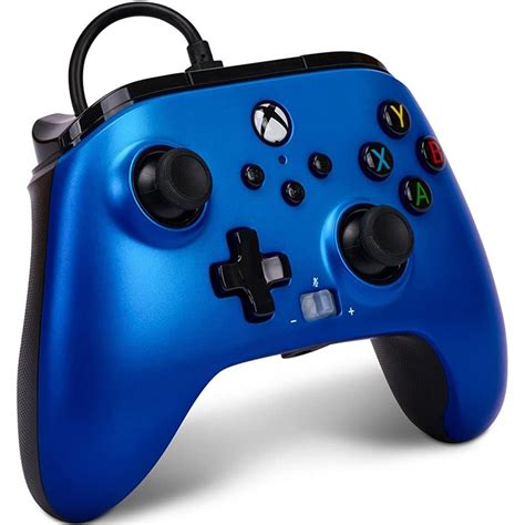 Powera Enhanced Wired Controller For Xbox Series Xs Sapphire Fade Officially Licensed