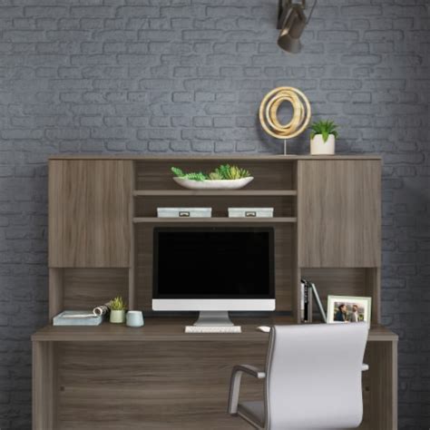 Sauder Affirm Commercial Desktop Hutch In Hudson Elm 1 Kroger