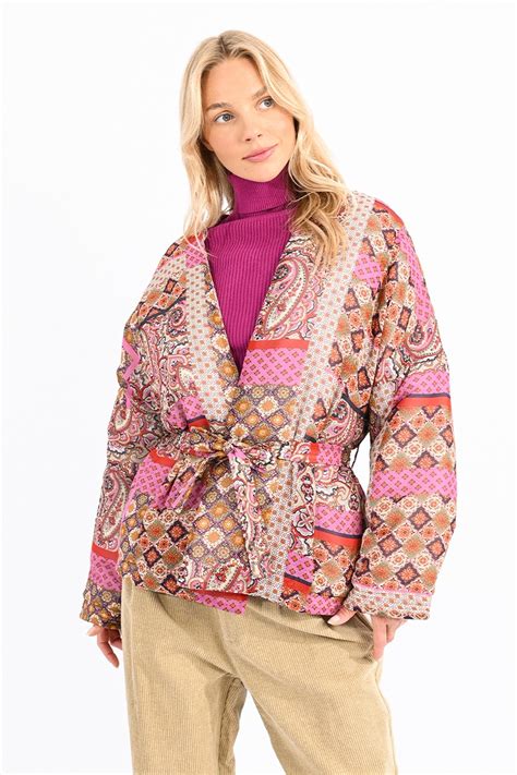 Quilted Kimono Jacket Molly Bracken E Shop