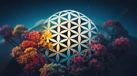 Flower Of Life 2d Animated Wallpaper 3d Background Flower Of Life