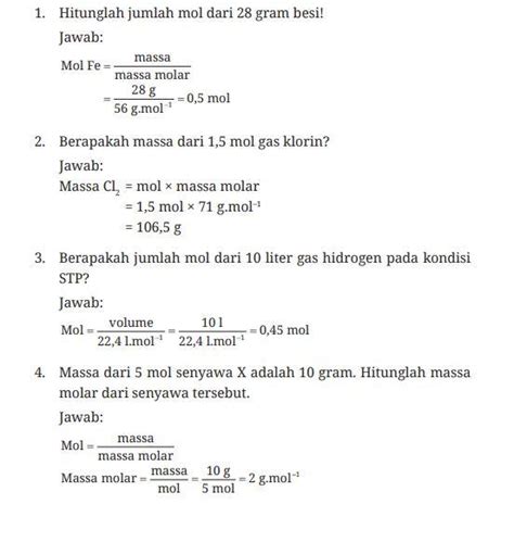 Kunci Jawaban Kimia Kelas 11 Halaman 70 Kurikulum Merdeka Ayo Berlatih