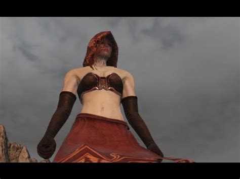 Dark Souls Female Fashion Show Desert Sorceress Set Youtube