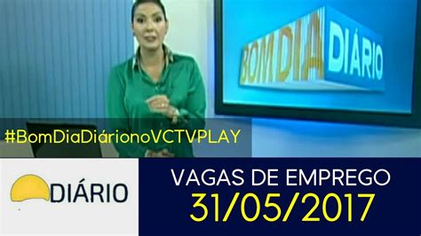 Bom Dia D Ario Bddi Rio Vagas De Emprego Youtube