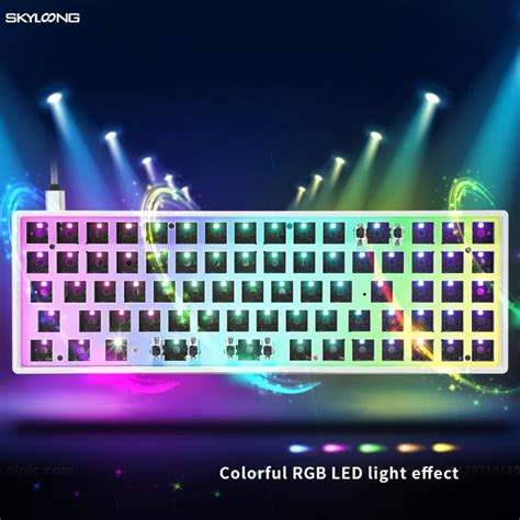 SKYLOONG GK73 GK73S KIT Mechanical Keyboard Custom DIY RGB MX Kailh Box Switch Hot Swapping With