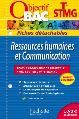 Ressources Humaines Et Communication Tle STMG By Christelle Martin