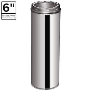 DuraVent DuraPlus 6 In X 12 In Stainless Steel Triple Wall Chimney