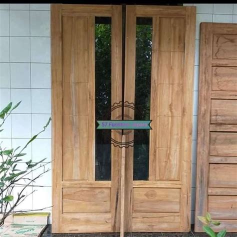 Promo Set Pintu Kusen Jati Untuk Rumah Minimalis Mentahan Murah