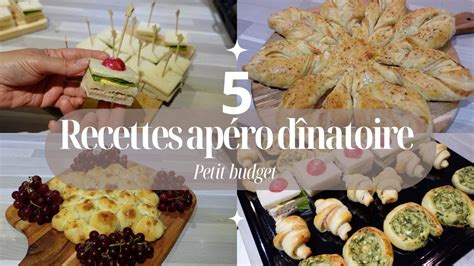 5 Idées Recettes Apéro Dinatoire Petit Budget YouTube