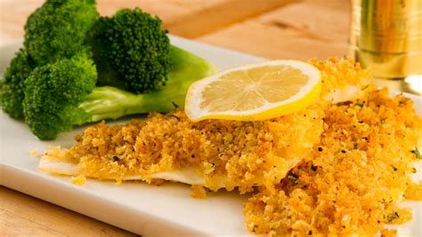 Crunchy Panko Crumb Crusted Baked Fish