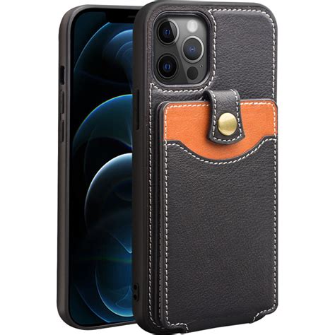 H Lle Iphone Pro Qialino Wallet Kartenhalter Echtleder Schwarz