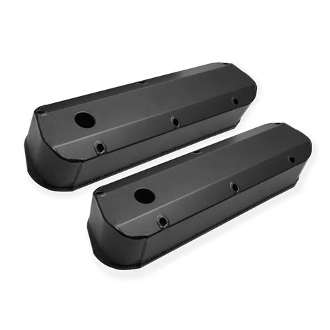 Proflow Valve Covers Tall Fabricated Aluminum Black Powder Coated For Ford Small Block 289