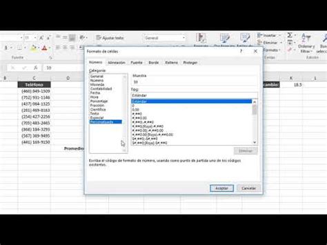Ejemplos de formato personalizado de números en Excel YouTube