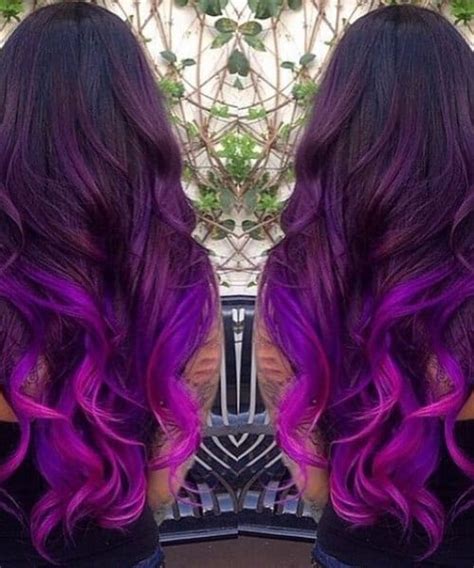 Flattering Purple Ombre Hair Color Ideas For My New Hairstyles