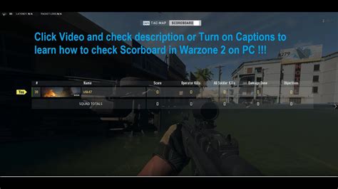 Cod Warzone Pc Scoreboard Kills And Damage Button Youtube