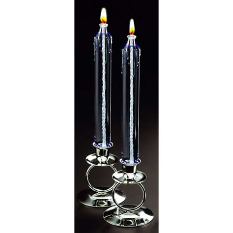 Clear Glass Oil Candle Tapers Northwest Glass Designs Oil Candles Taper Candle Candles