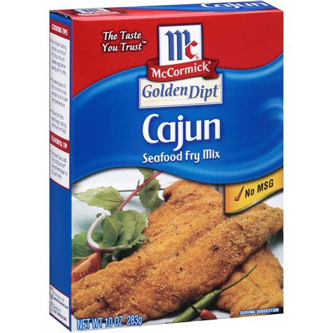 Mccormick Golden Dipt Cajun Tsf6 Seafood Fry Mix 10 Oz