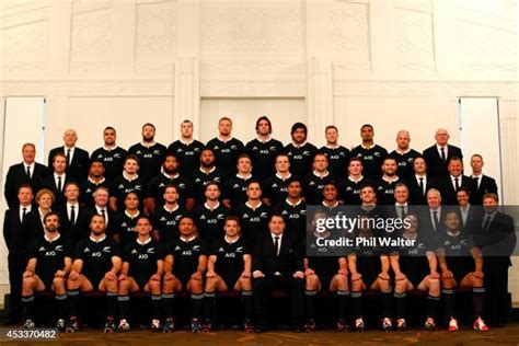 New Zealand All Blacks Team Photo Session Photos And Premium High Res