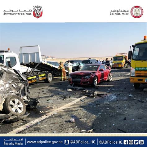 22 People Injured, 44 Cars Crash in Abu Dhabi Road – Dubai NRI