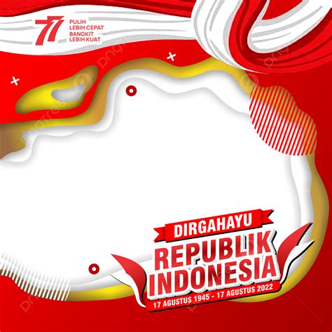 Hut Ri 77 Png Picture Twibbon Hut Ri 77 Dirgahayu Indonesia 2022 Porn Sex Picture