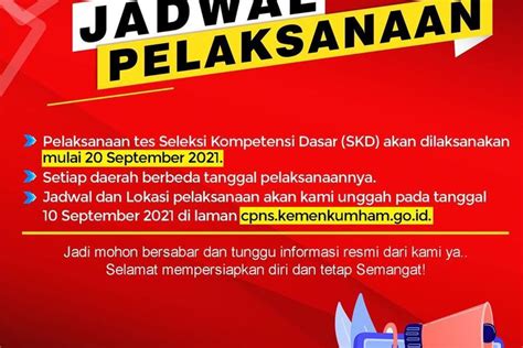 Cara Cek Jadwal Dan Lokasi Tes SKD CPNS 2021 Di 15 Kementerian Dari