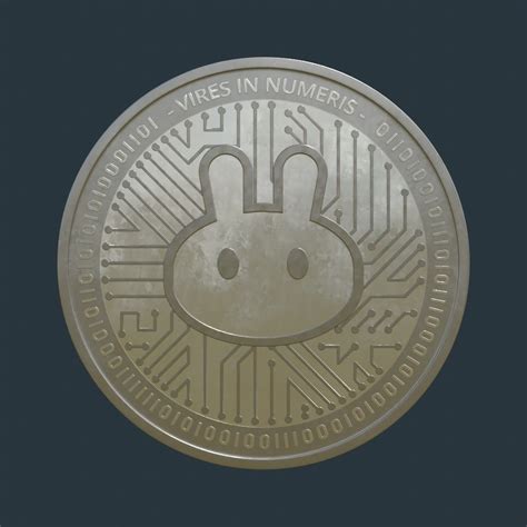 Pancake Swap CAKE Cryptocurrency Coin 3D Model CGTrader