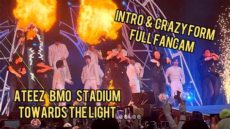 ATEEZ 에이티즈 INTRO CRAZY FORM fancam Los Angeles BMO Stadium DAY 1