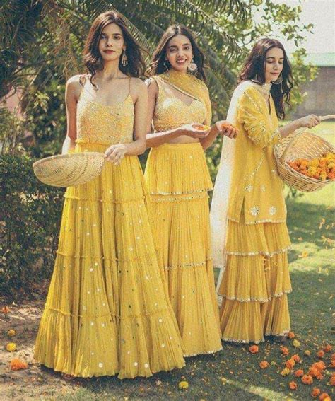 40 Stunning Haldi Outfit Ideas For This Wedding Season 2021 — Funkyfashionista